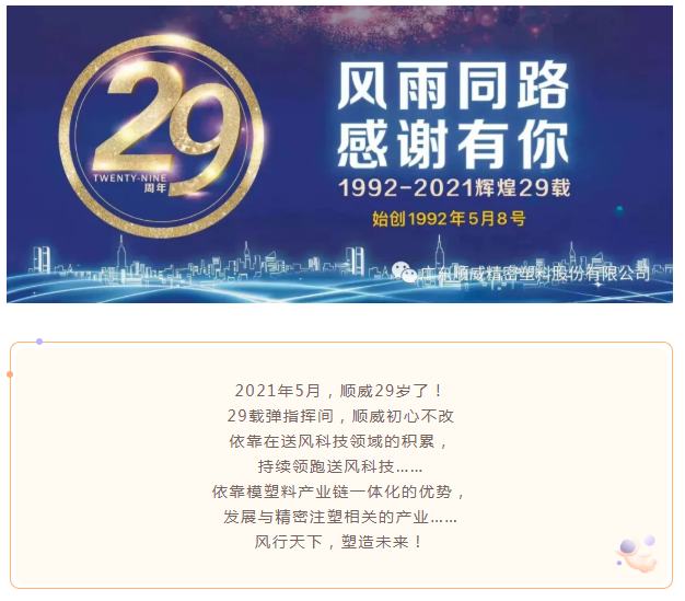 29周年|順威29載，風(fēng)雨同路，感謝有你！